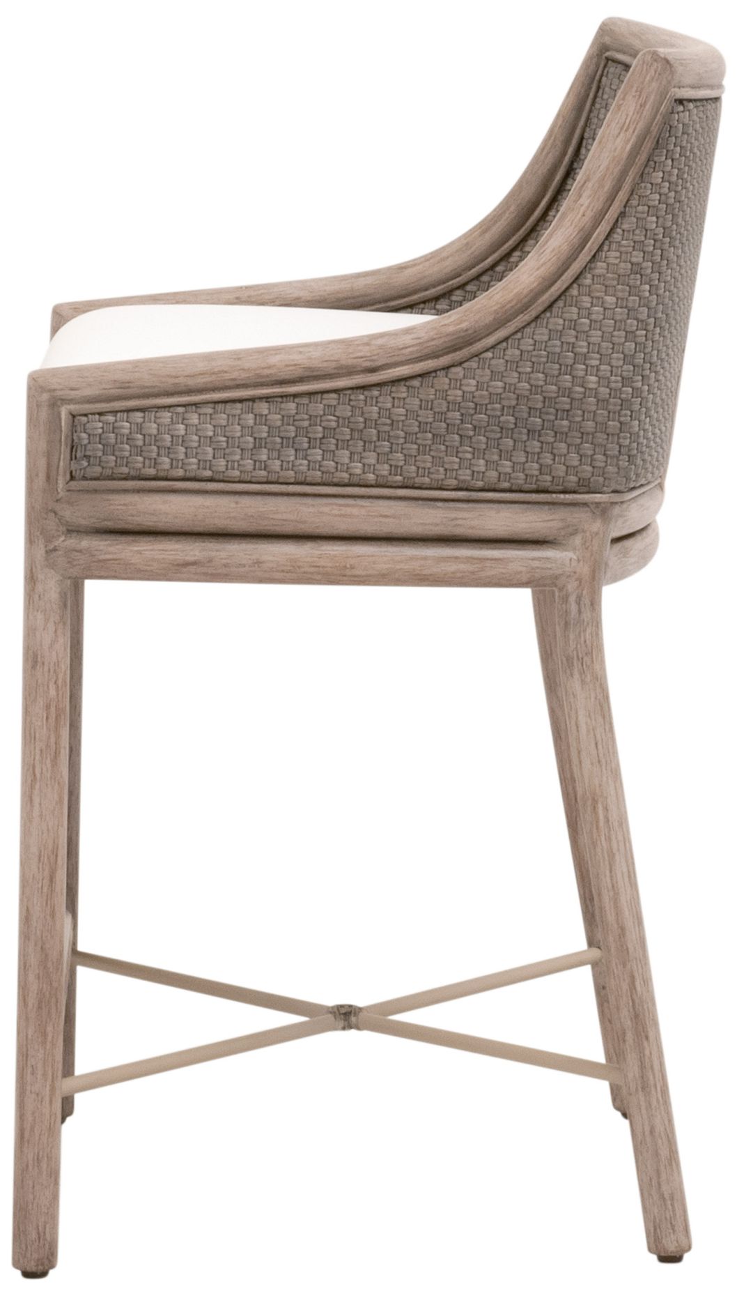 Image 3 Adamo Counter Stool, French Gray Cabana Loom, LiveSmart Peyton-Pearl more views