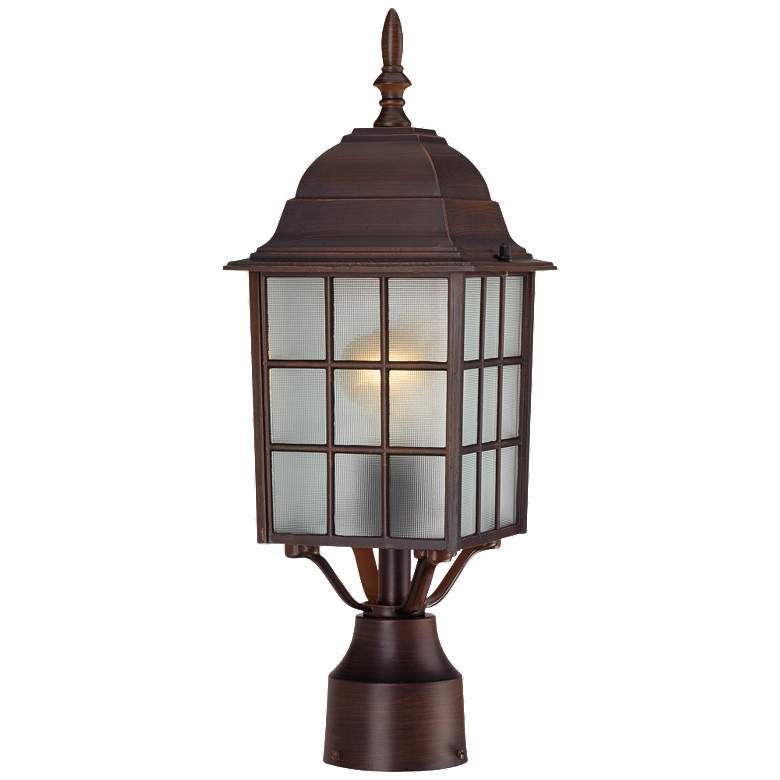 Image 1 ADAMS 1 LGT 17" OUTDOOR POST