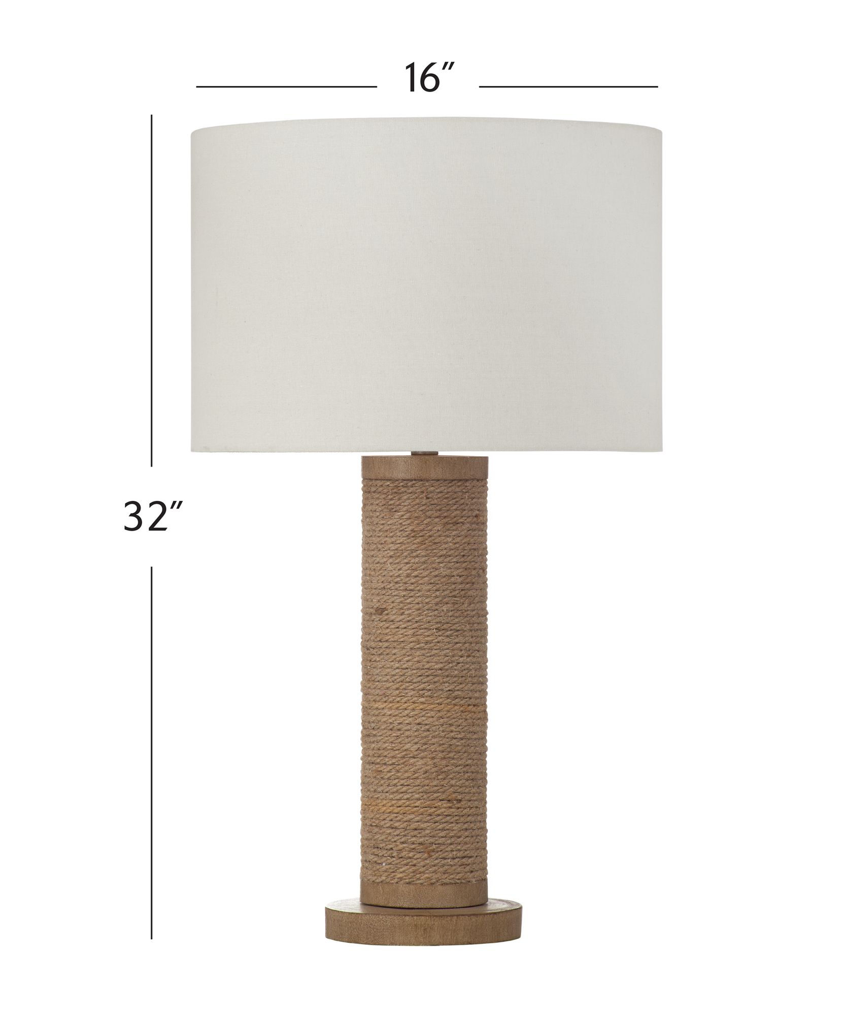 Image 5 Adams 31" High Natural Table Lamp more views