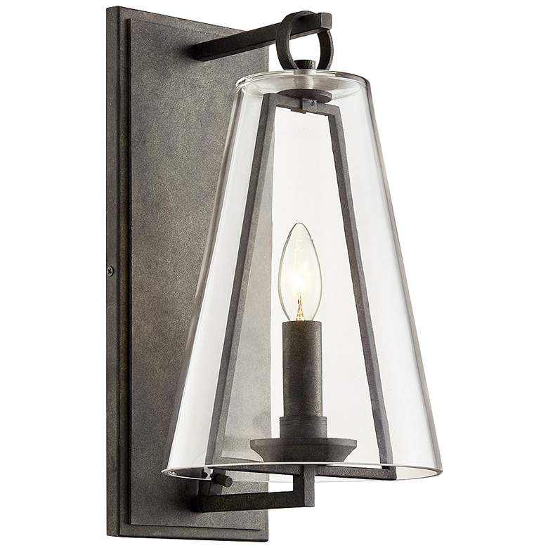 Image 1 Adamson 15 1/2" High French Iron Outdoor Wall Light