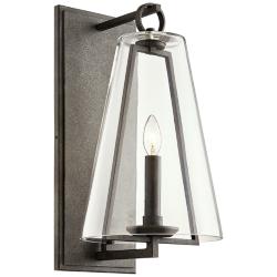 Adamson 19&quot; High French Iron Outdoor Wall Light