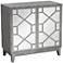 Adana 35" Wide 2-Door Gray Mirrored Cabinet by Studio 55D