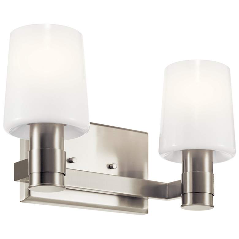 Image 1 Adani 14.5 Inch 2 Light Vanity in Brushed Nickel