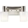 4_Adani 14.5 Inch 2 Light Vanity in Brushed Nickel more views