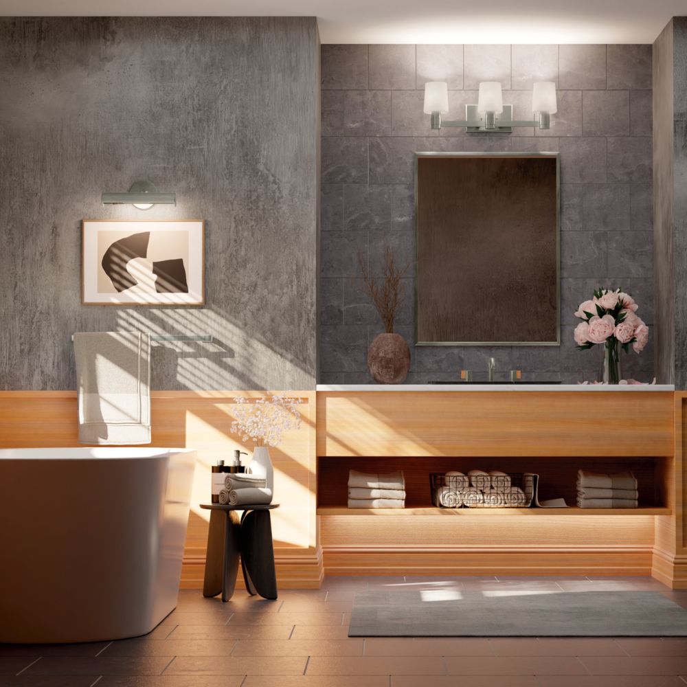 Adani 24 Inch 3 Light Vanity in Brushed Nickel