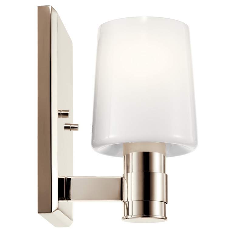Image 3 Adani 8.5 Inch 1 Light Vanity in Polished Nickel more views