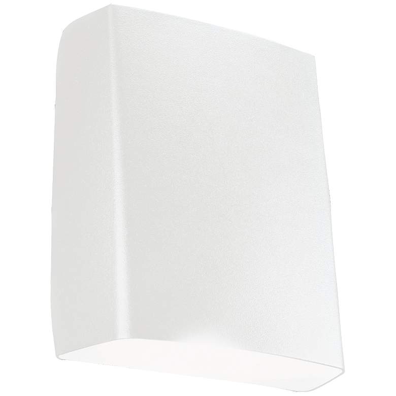 Image 1 Adapt 7 1/4" High White LED Outdoor Wall Light