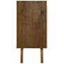 Addie 53 1/2" Wide Rustic Brown Wood 4-Door Sideboard