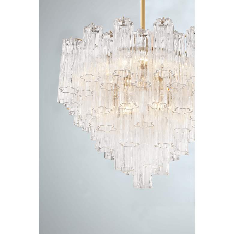 Image 6 Addis 12 Light Aged Brass Chandelier more views