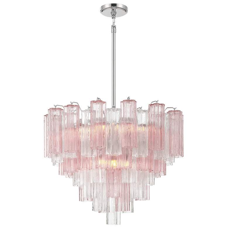 Image 1 Addis 12 Light Polished Chrome Chandelier