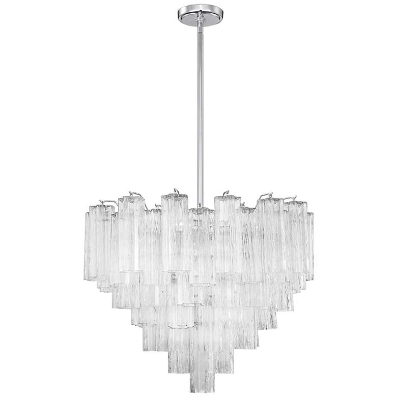 Image 2 Addis 12 Light Polished Chrome Chandelier