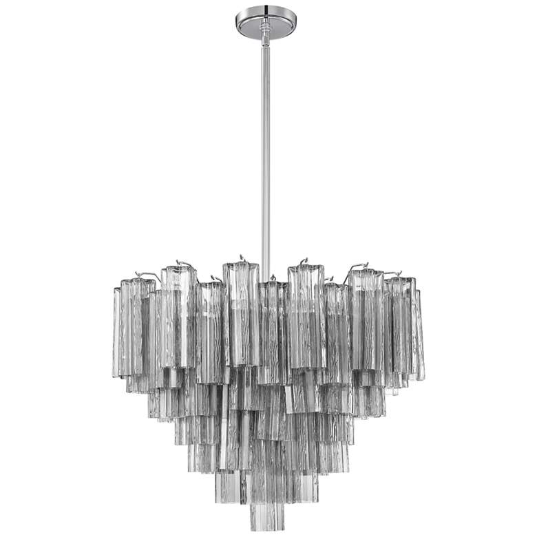 Image 2 Addis 12 Light Polished Chrome Chandelier
