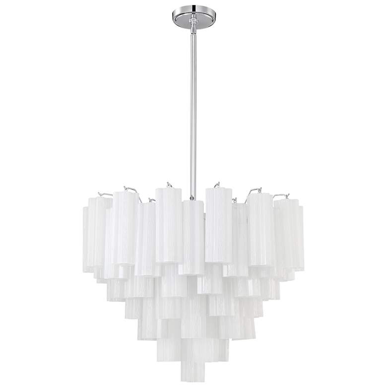 Image 2 Addis 12 Light Polished Chrome Chandelier