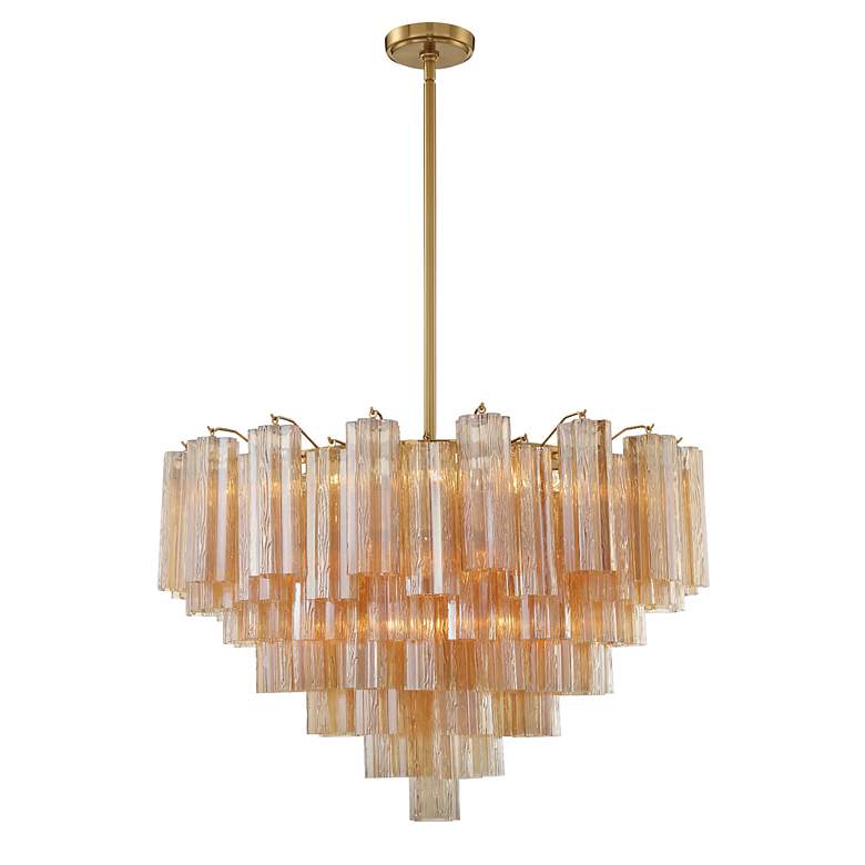 Image 4 Addis 16 Light Aged Brass Chandelier more views