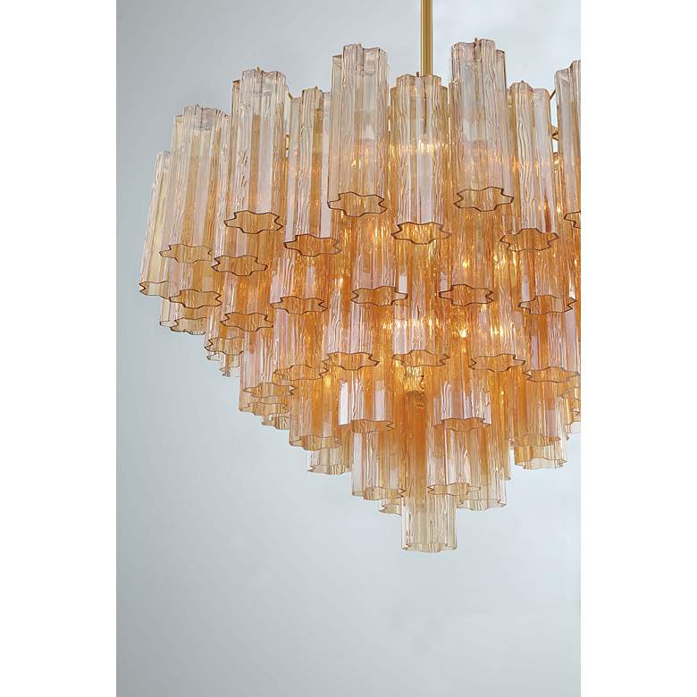 Image 7 Addis 16 Light Aged Brass Chandelier more views