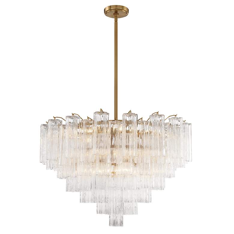 Image 3 Addis 16 Light Aged Brass Chandelier more views