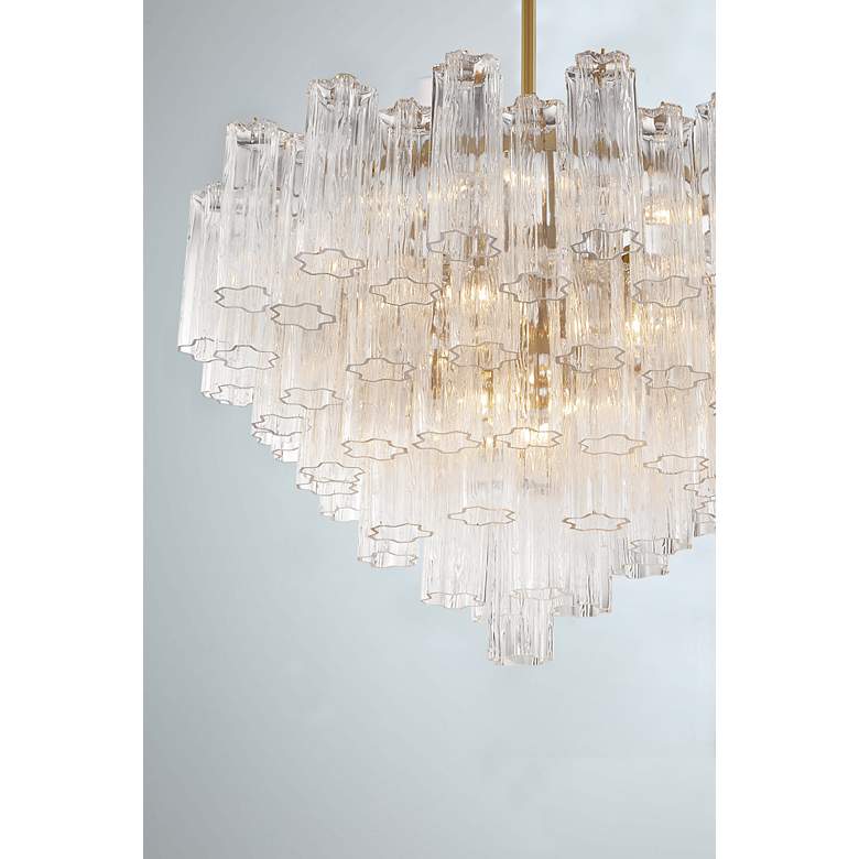 Image 6 Addis 16 Light Aged Brass Chandelier more views