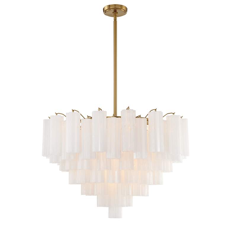 Image 3 Addis 16 Light Aged Brass Chandelier more views
