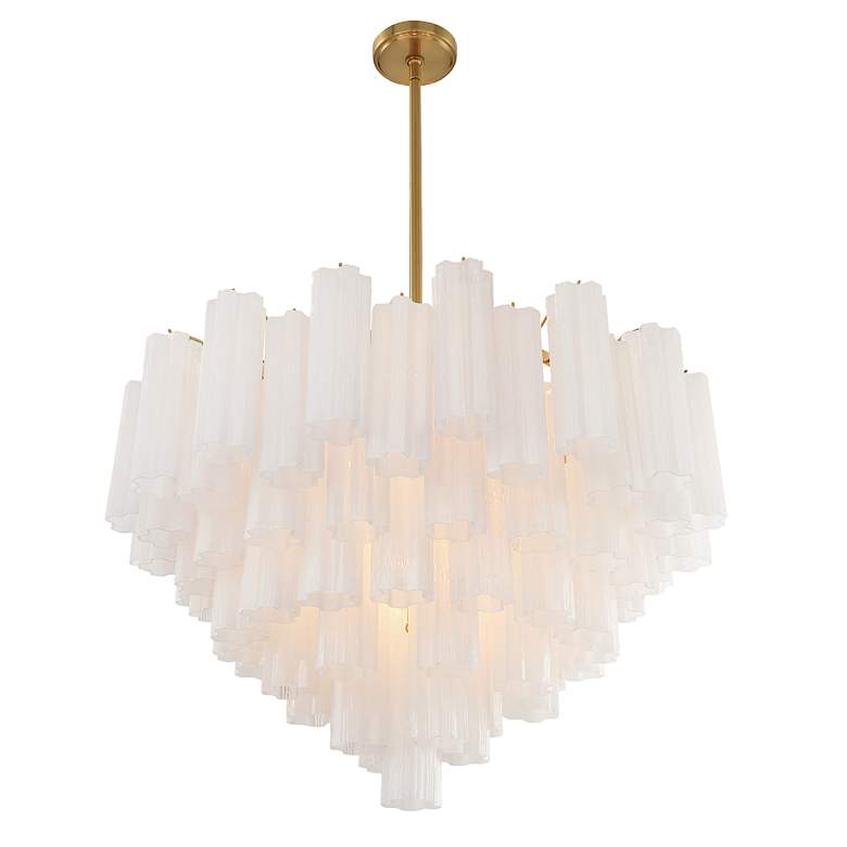 Image 4 Addis 16 Light Aged Brass Chandelier more views