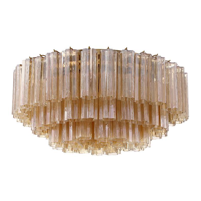 Image 3 Addis 16 Light Aged Brass Flush Mount more views