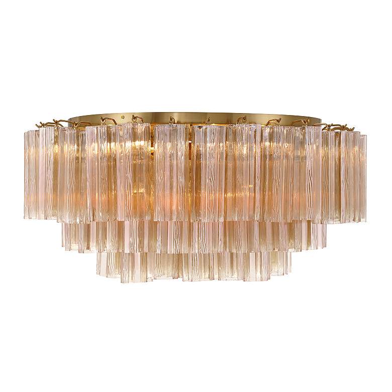 Image 4 Addis 16 Light Aged Brass Flush Mount more views