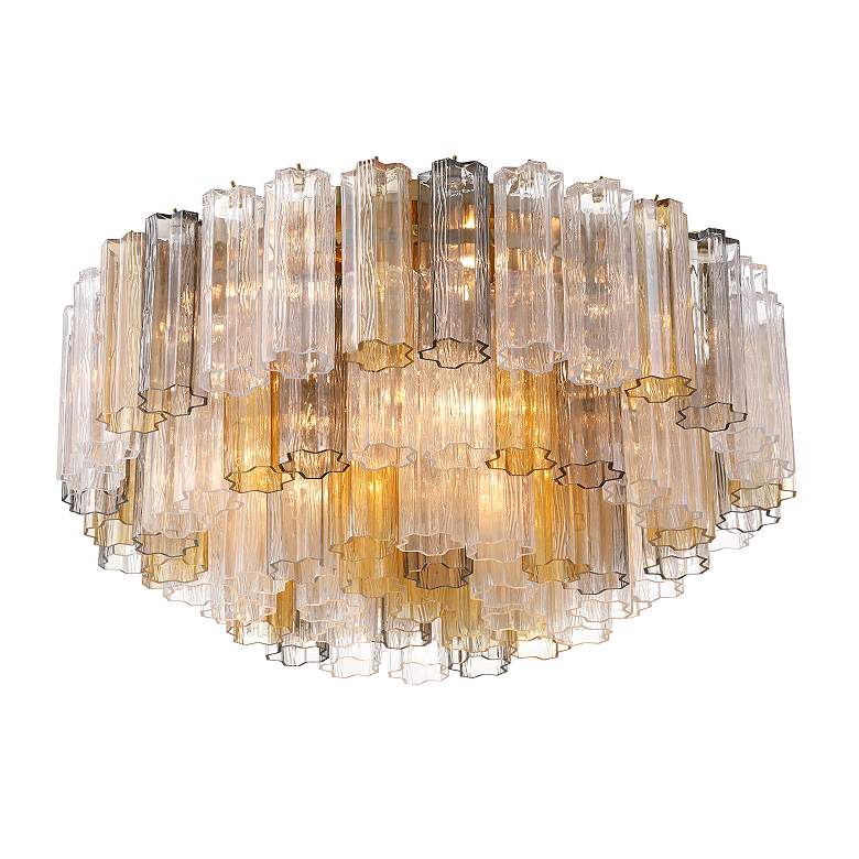 Image 5 Addis 16 Light Aged Brass Flush Mount more views