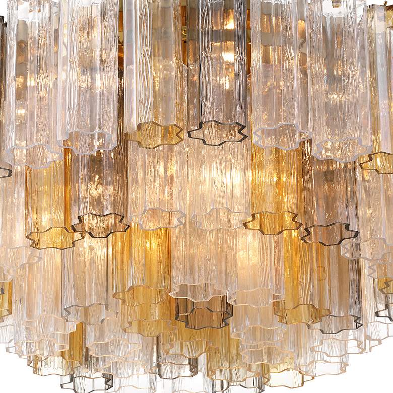 Image 6 Addis 16 Light Aged Brass Flush Mount more views