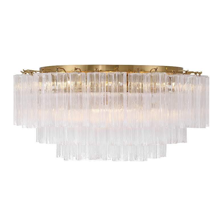 Image 4 Addis 16 Light Aged Brass Flush Mount more views