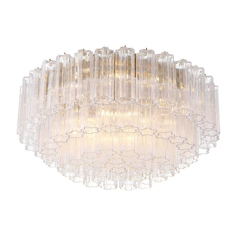 Image 5 Addis 16 Light Aged Brass Flush Mount more views