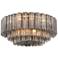 Addis 16 Light Aged Brass Flush Mount