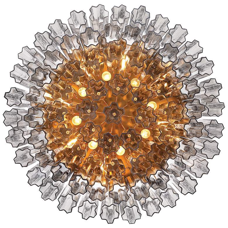 Image 3 Addis 16 Light Aged Brass Flush Mount more views