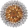 3_Addis 16 Light Aged Brass Flush Mount more views
