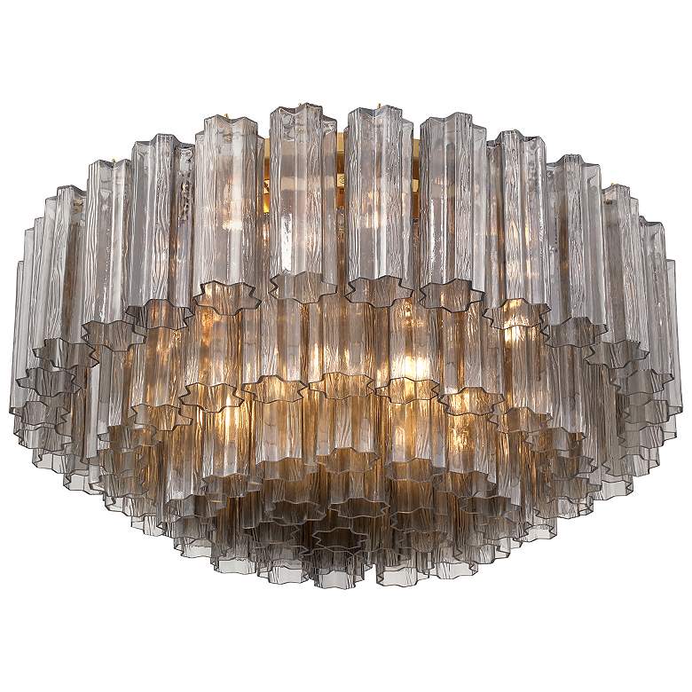 Image 4 Addis 16 Light Aged Brass Flush Mount more views