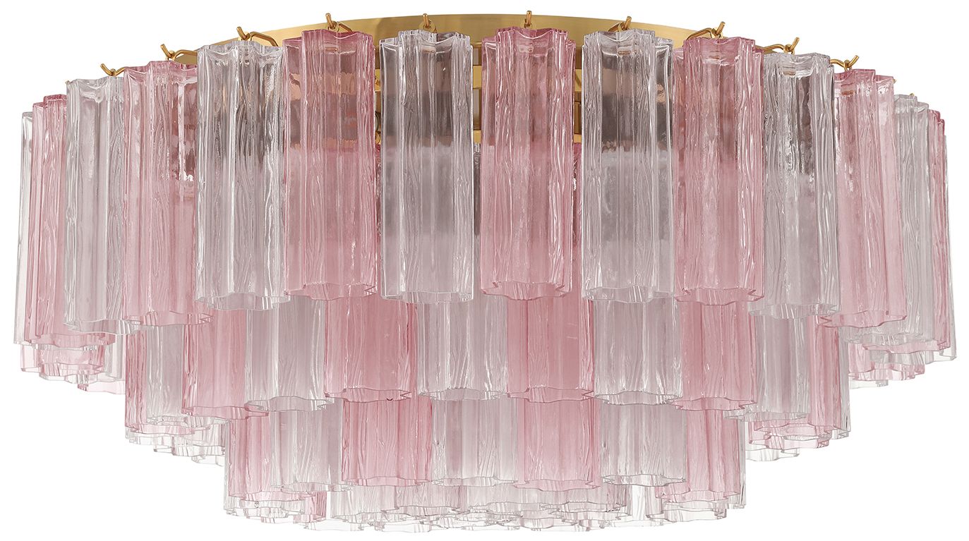 Image 2 Addis 16 Light Aged Brass Flush Mount more views