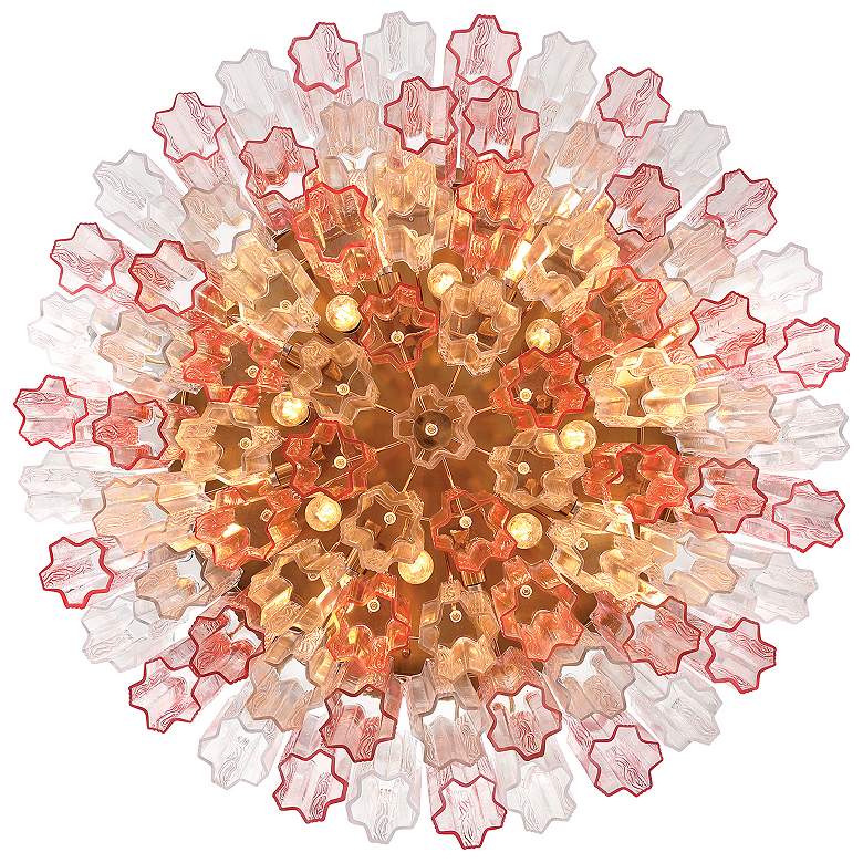 Image 3 Addis 16 Light Aged Brass Flush Mount more views