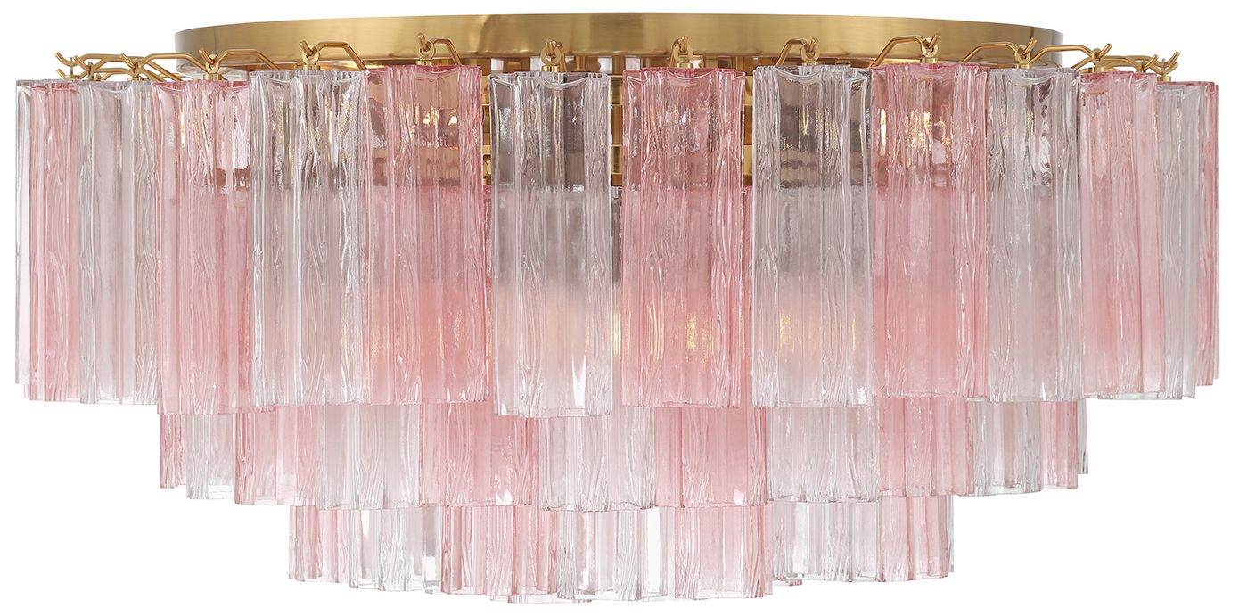 Image 5 Addis 16 Light Aged Brass Flush Mount more views