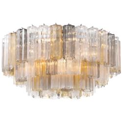 Addis 16 Light Polished Chrome Flush Mount