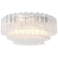 Addis 16 Light Polished Chrome Flush Mount