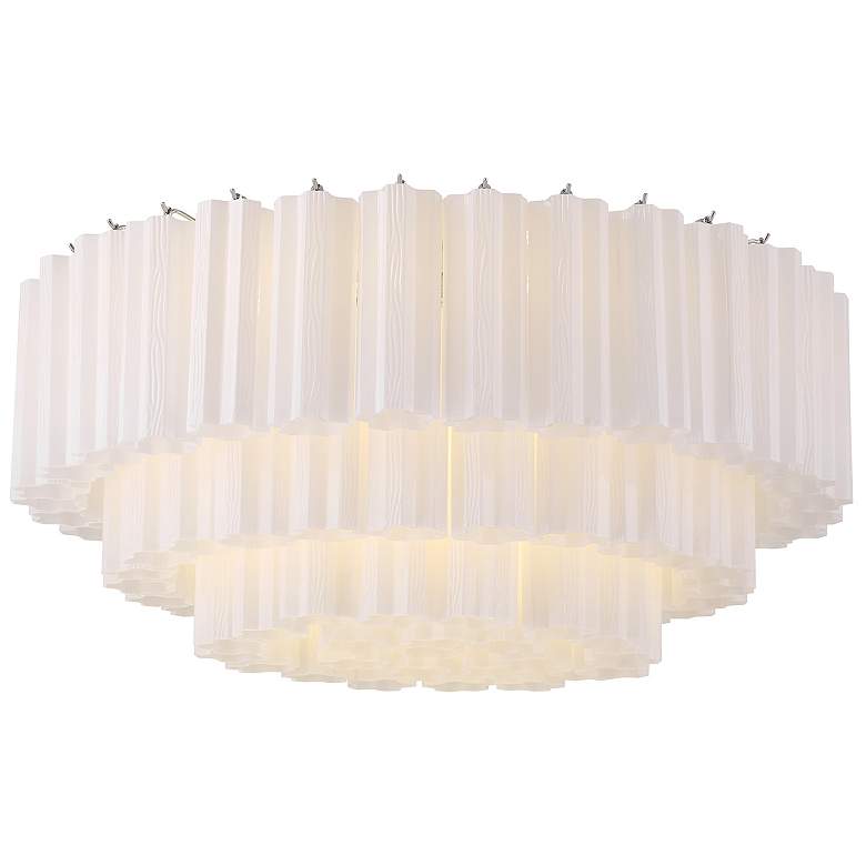 Image 1 Addis 16 Light Polished Chrome Flush Mount