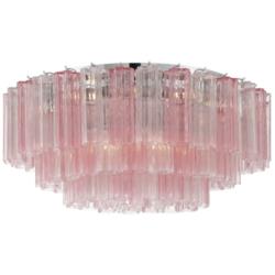 Addis 16 Light Polished Chrome Flush Mount