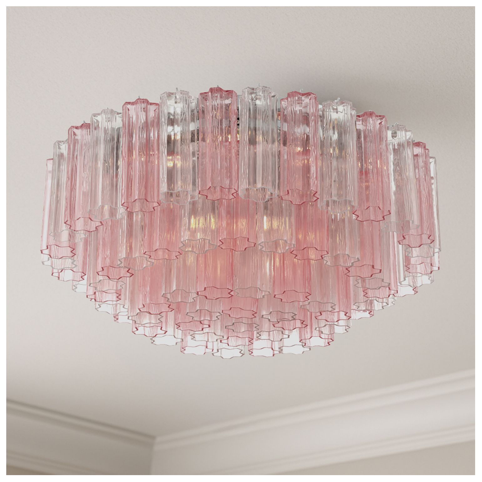 Image 6 Addis 16 Light Polished Chrome Flush Mount more views