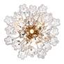 6_Addis 17 3/4" Wide Aged Brass Clear Glass Ceiling Light more views