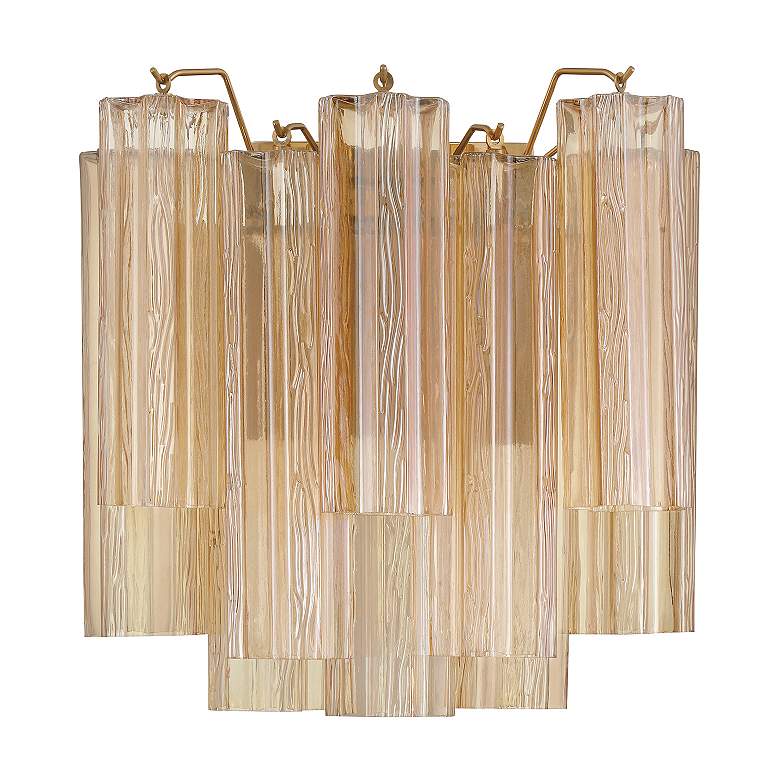 Image 3 Addis 2 Light Aged Brass Sconce more views