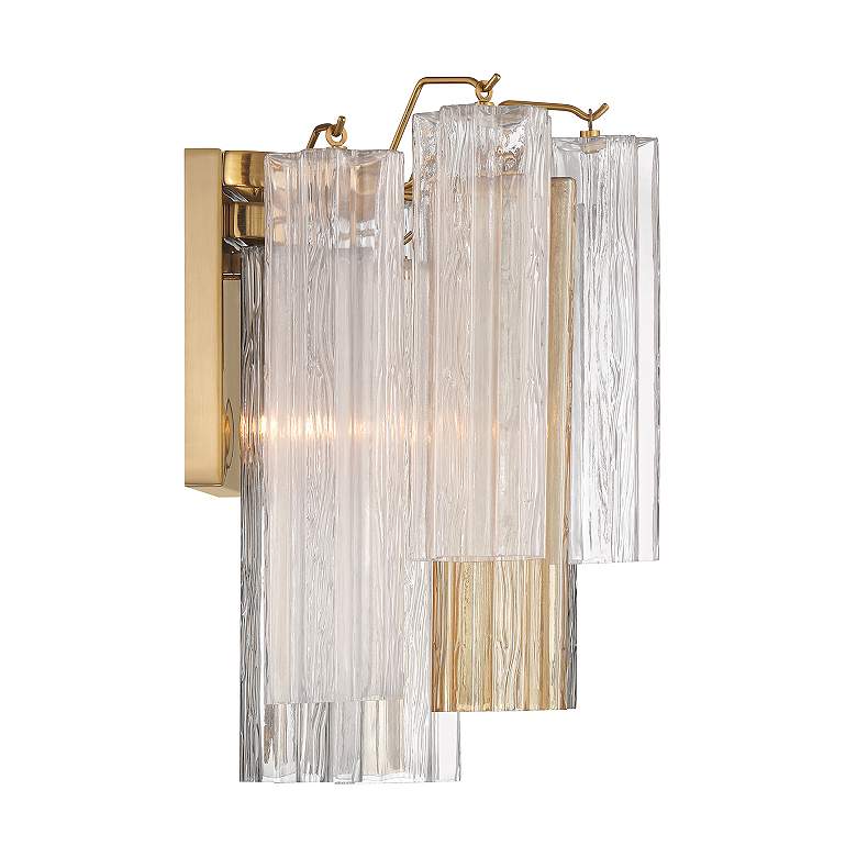 Image 5 Addis 2 Light Aged Brass Sconce more views