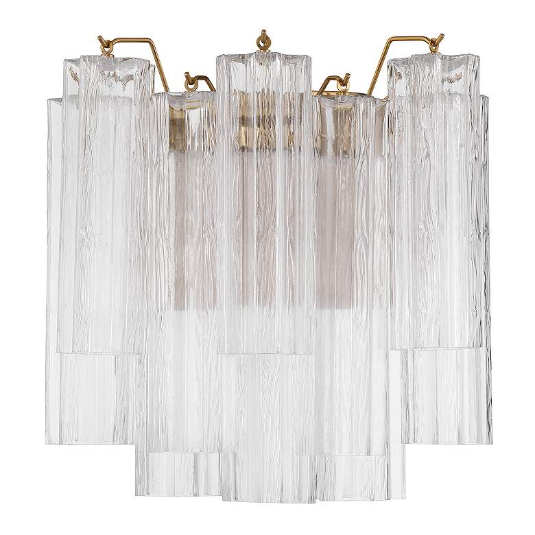 Image 3 Addis 2 Light Aged Brass Sconce more views