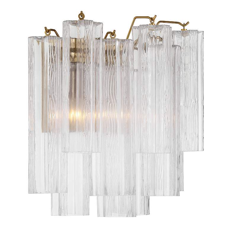 Image 4 Addis 2 Light Aged Brass Sconce more views