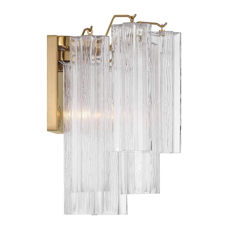 Image 5 Addis 2 Light Aged Brass Sconce more views