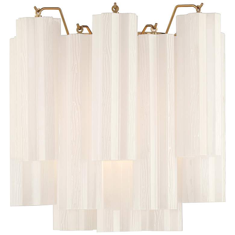 Image 2 Addis 2 Light Aged Brass Sconce