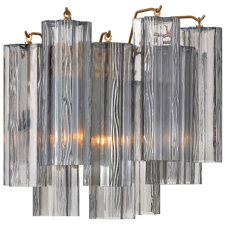 Image 4 Addis 2 Light Aged Brass Sconce more views