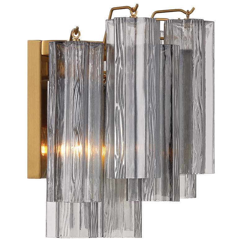 Image 5 Addis 2 Light Aged Brass Sconce more views